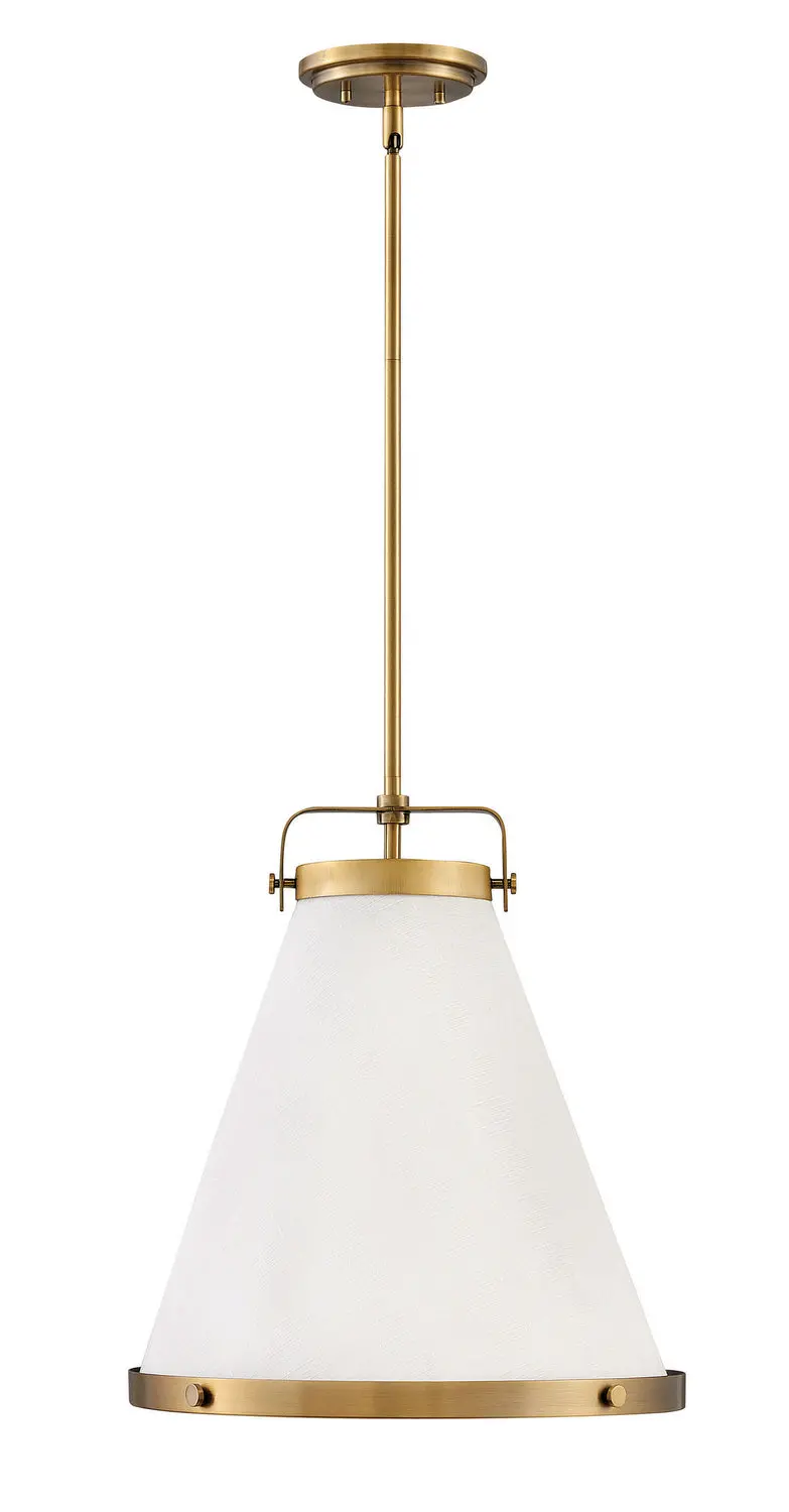 Lexi Led Pendant In Lacquered Brass 1