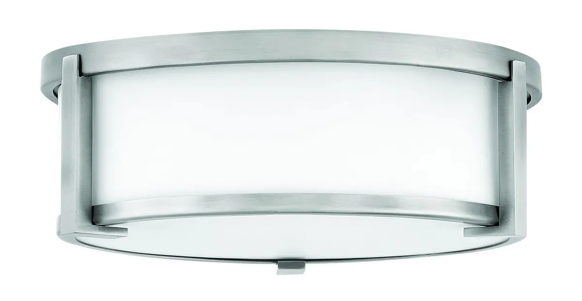 Lowell Led Flush Mount In Antique Nickel 1