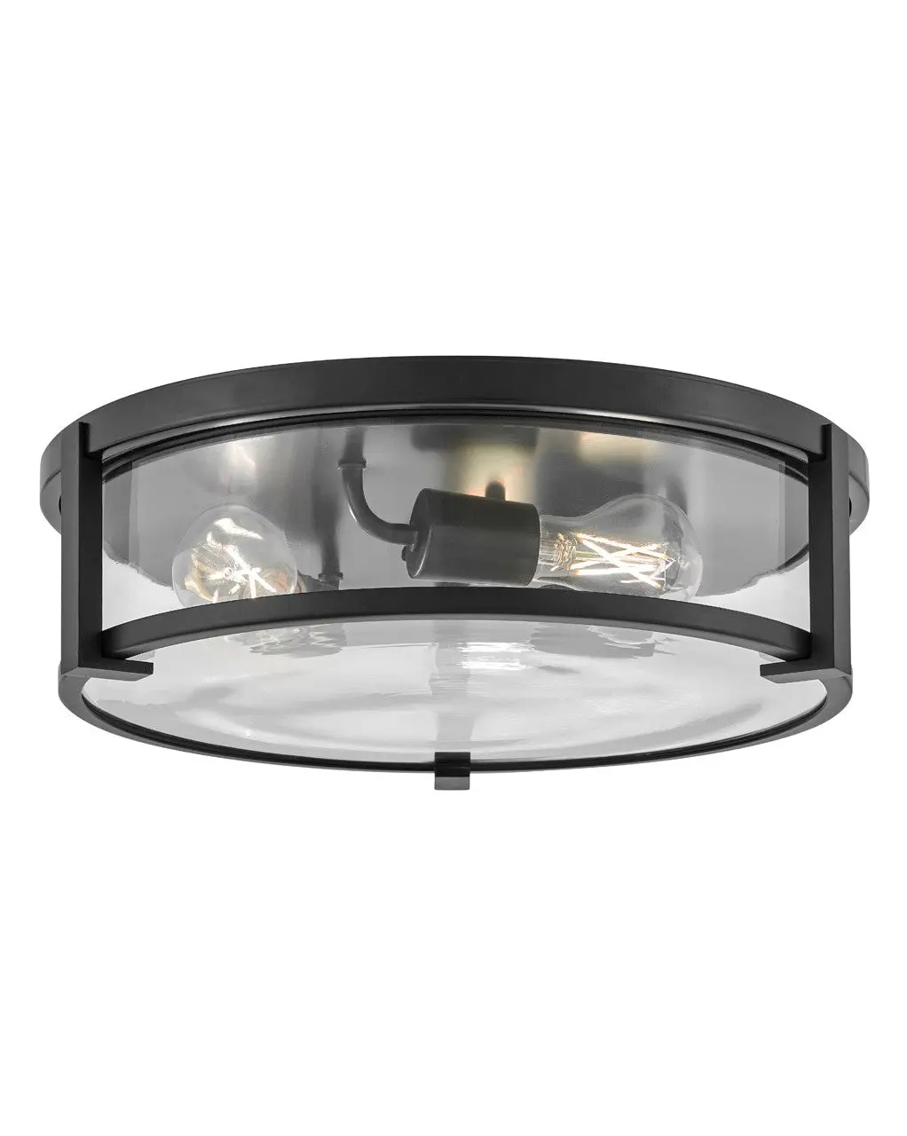 Lowell Led Flush Mount In Black 1