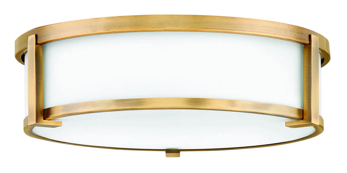 Lowell Led Flush Mount In Brushed Bronze 1