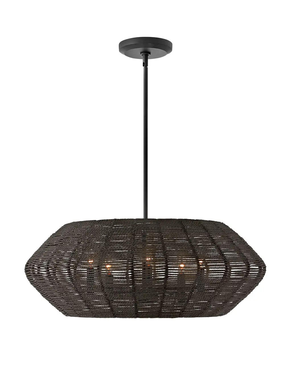 Luca Led Chandelier In Black 1