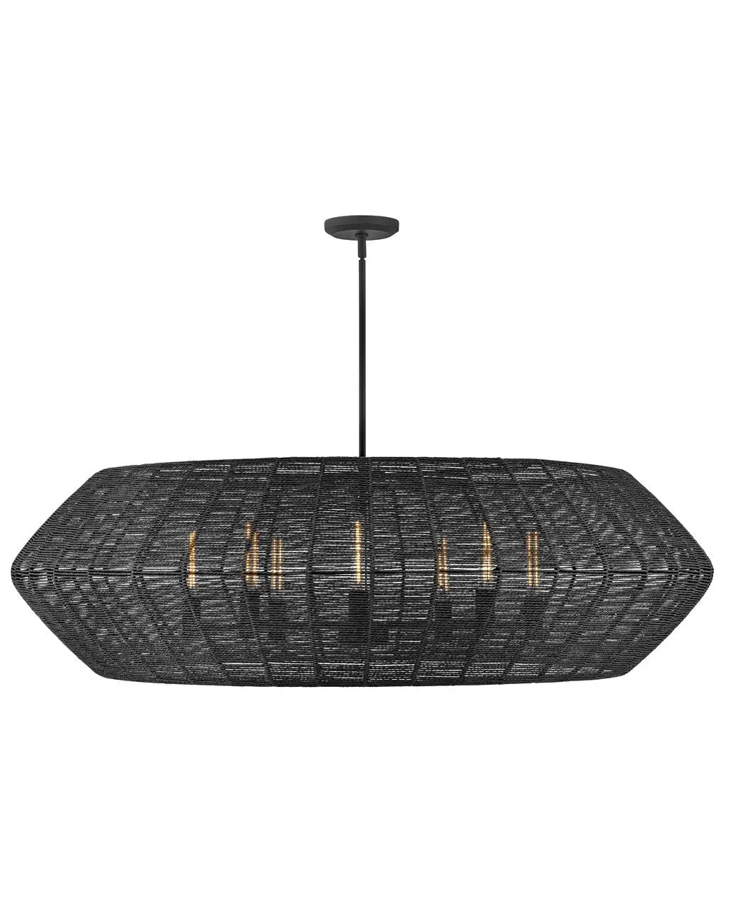 Luca Led Chandelier In Black 1