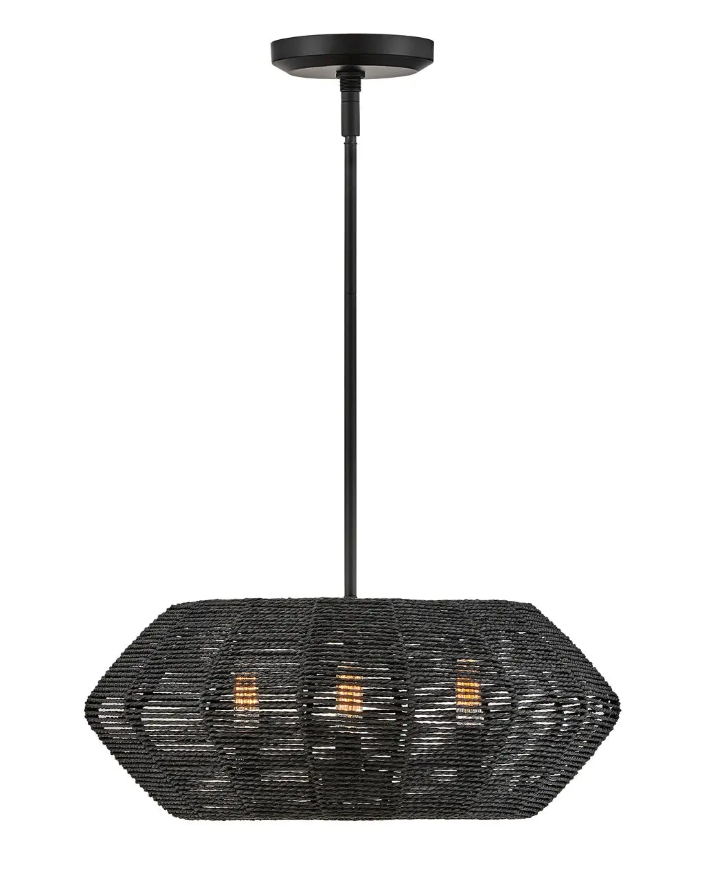 Luca Led Chandelier In Black 1