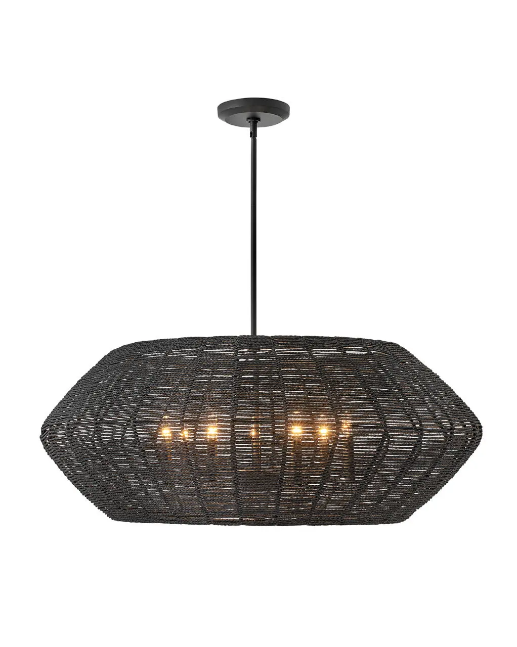 Luca Led Chandelier In Black 1