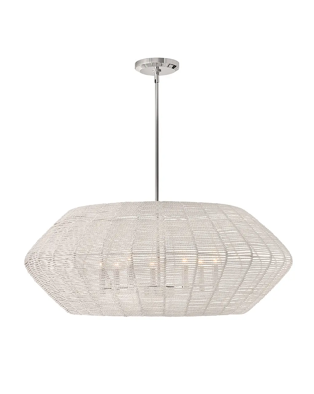 Luca Led Chandelier In Polished Chrome 1