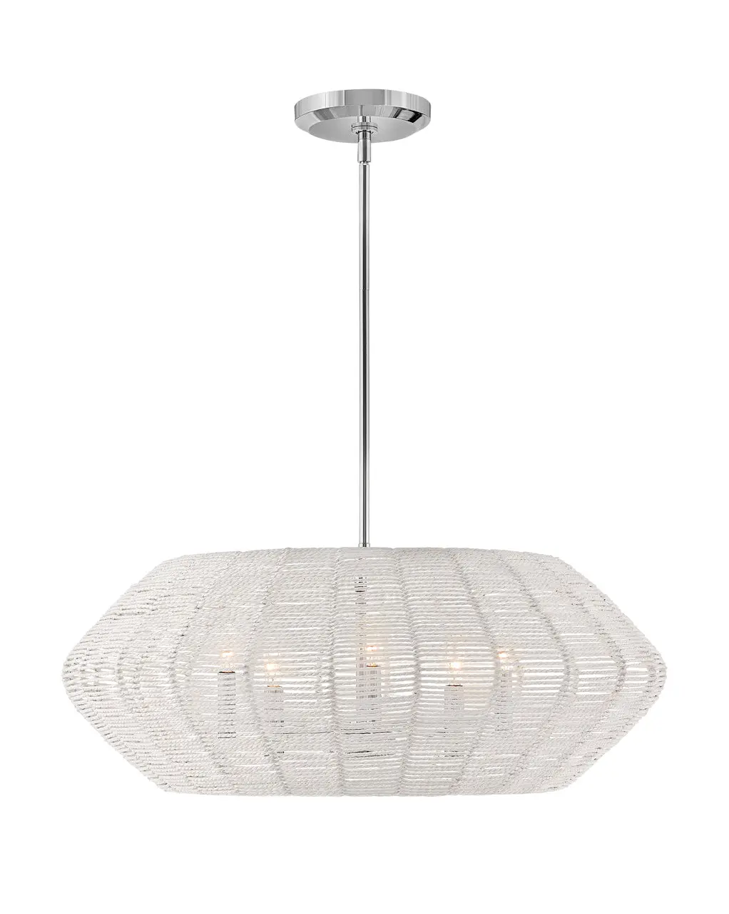 Luca Led Chandelier In Polished Chrome 1