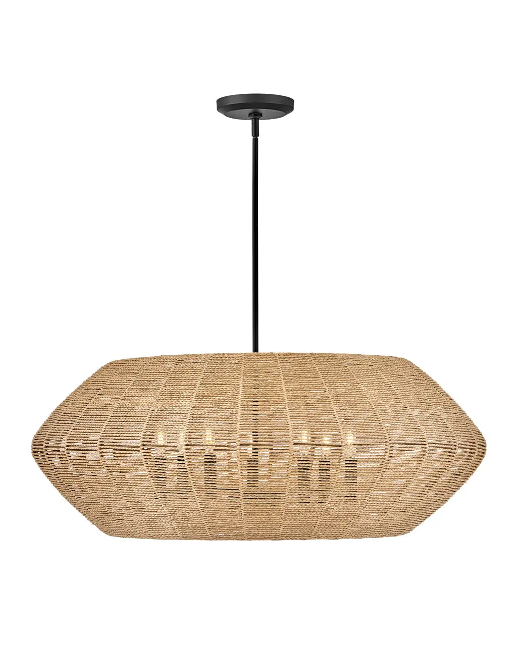 Luca Led Pendant In Black 1