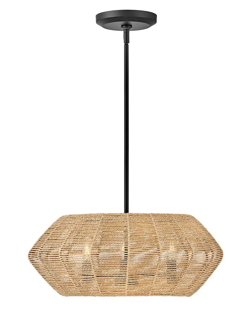 Luca Led Pendant In Black 1