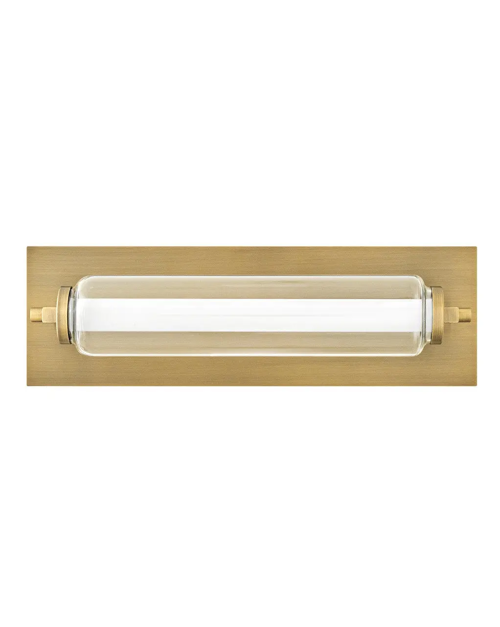 Lucien Led Vanity In Lacquered Brass 1