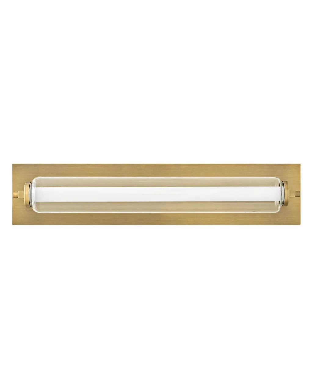 Lucien Led Vanity In Lacquered Brass 1