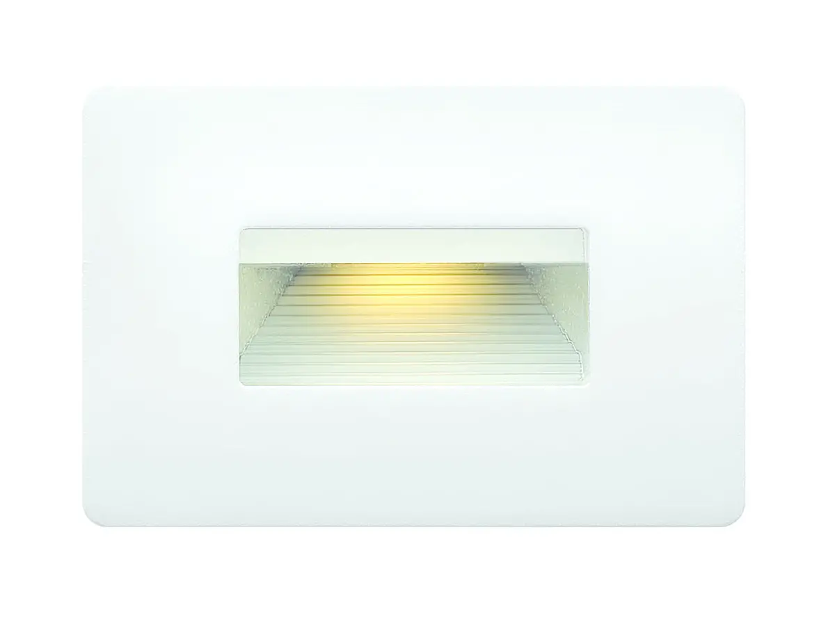 Luna Led Landscape Deck In Satin White 1