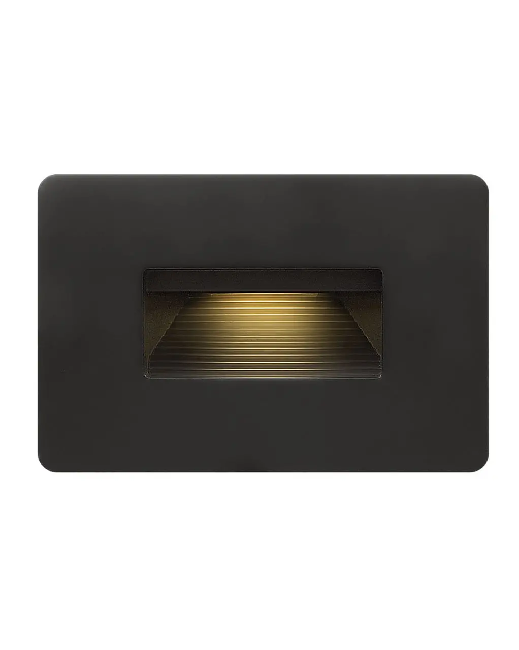 Luna Led Step Light In Satin Black 1