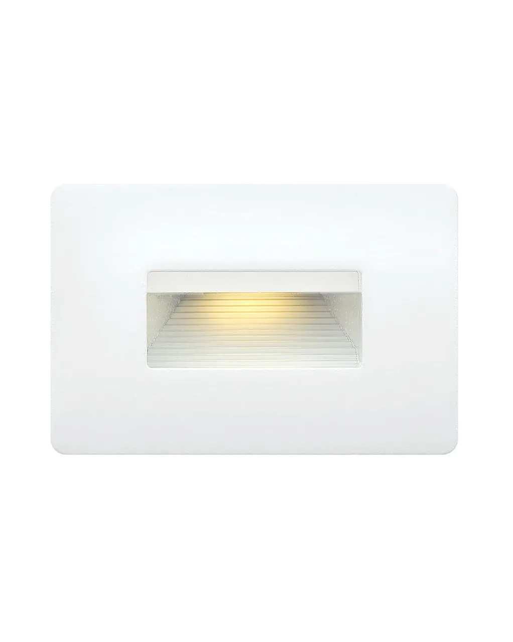 Luna Led Step Light In Satin White 1