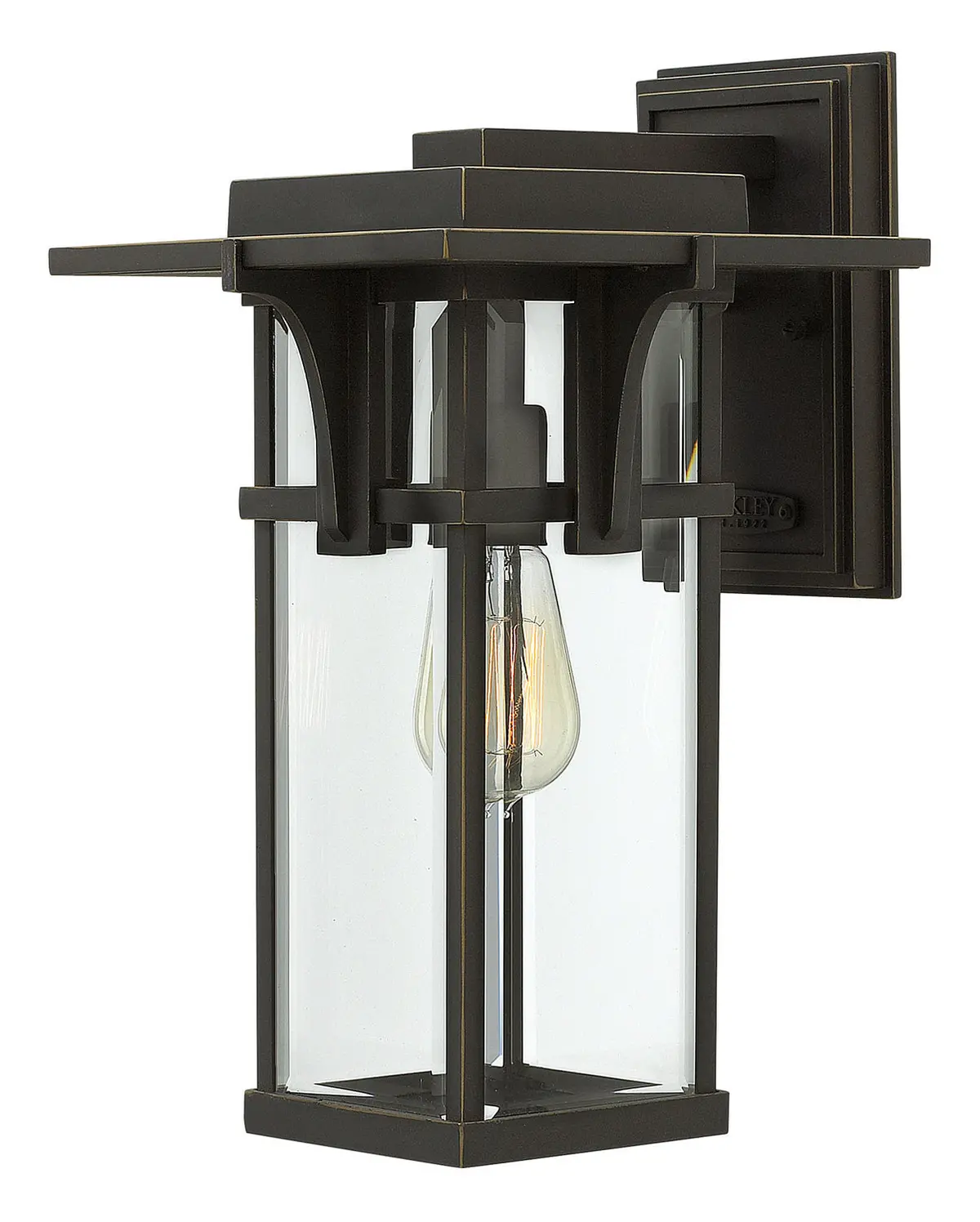 Manhattan Led Wall Mount In Oil Rubbed Bronze 1