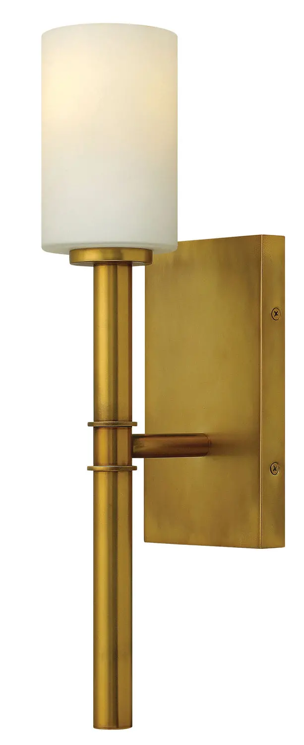 Margeaux Led Wall Sconce In Vintage Brass 1
