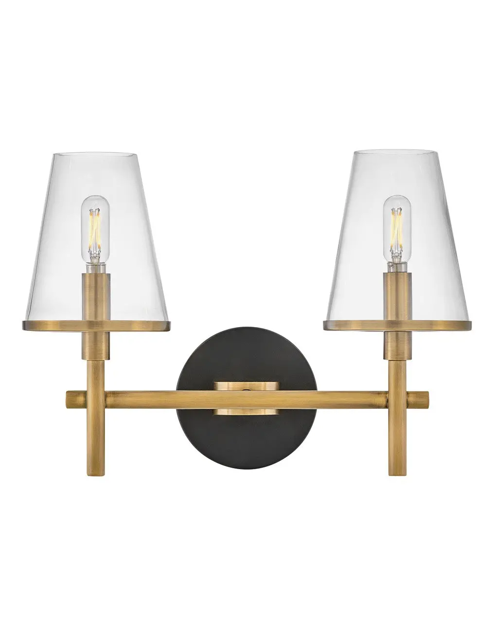 Marten Led Vanity In Heritage Brass 1