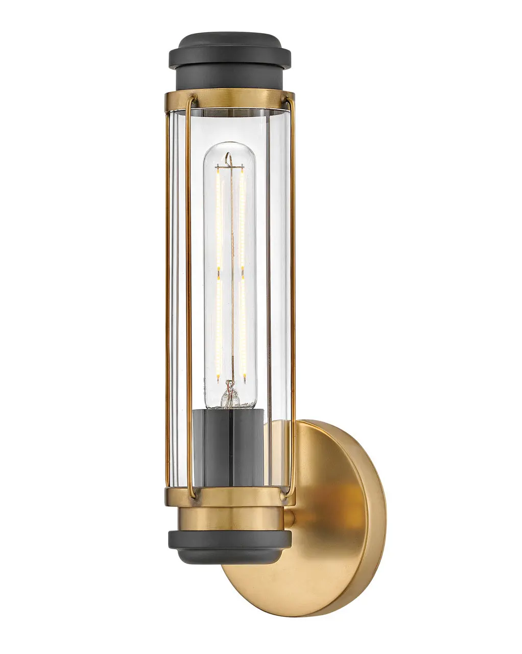 Masthead Led Vanity In Heritage Brass 1