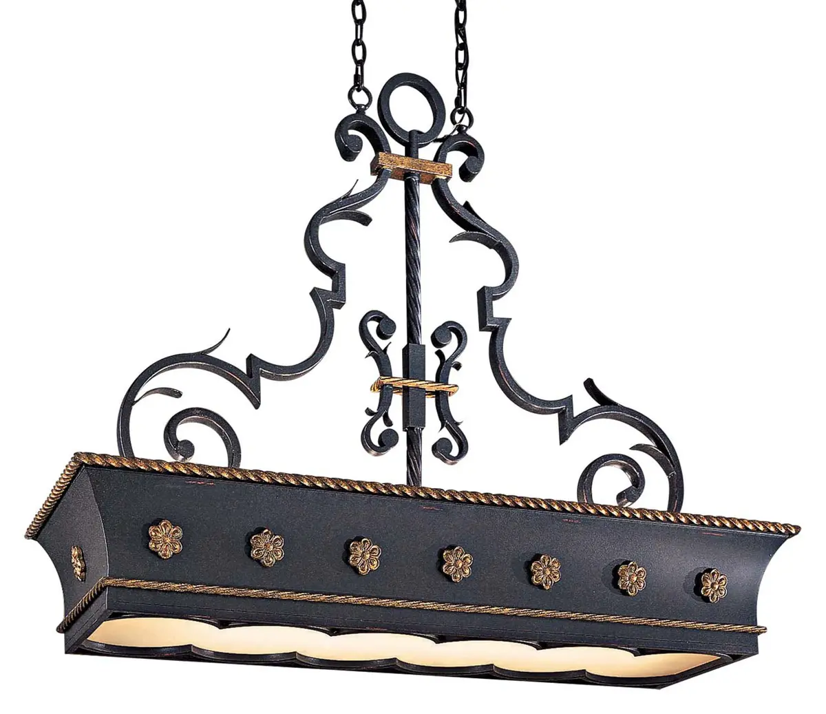 Metropolitan 12 Light Island Pendant 1