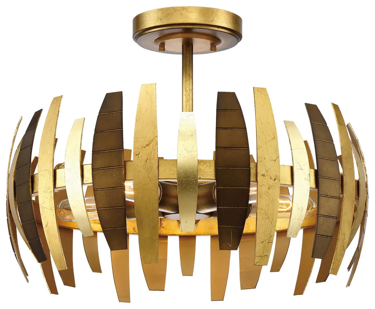 Metropolitan Five Light Semi Flush Mount 1