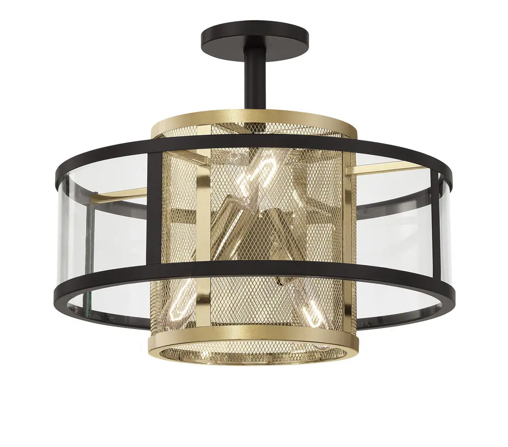 Metropolitan Four Light Convertible Semi Flush / Pendant 1