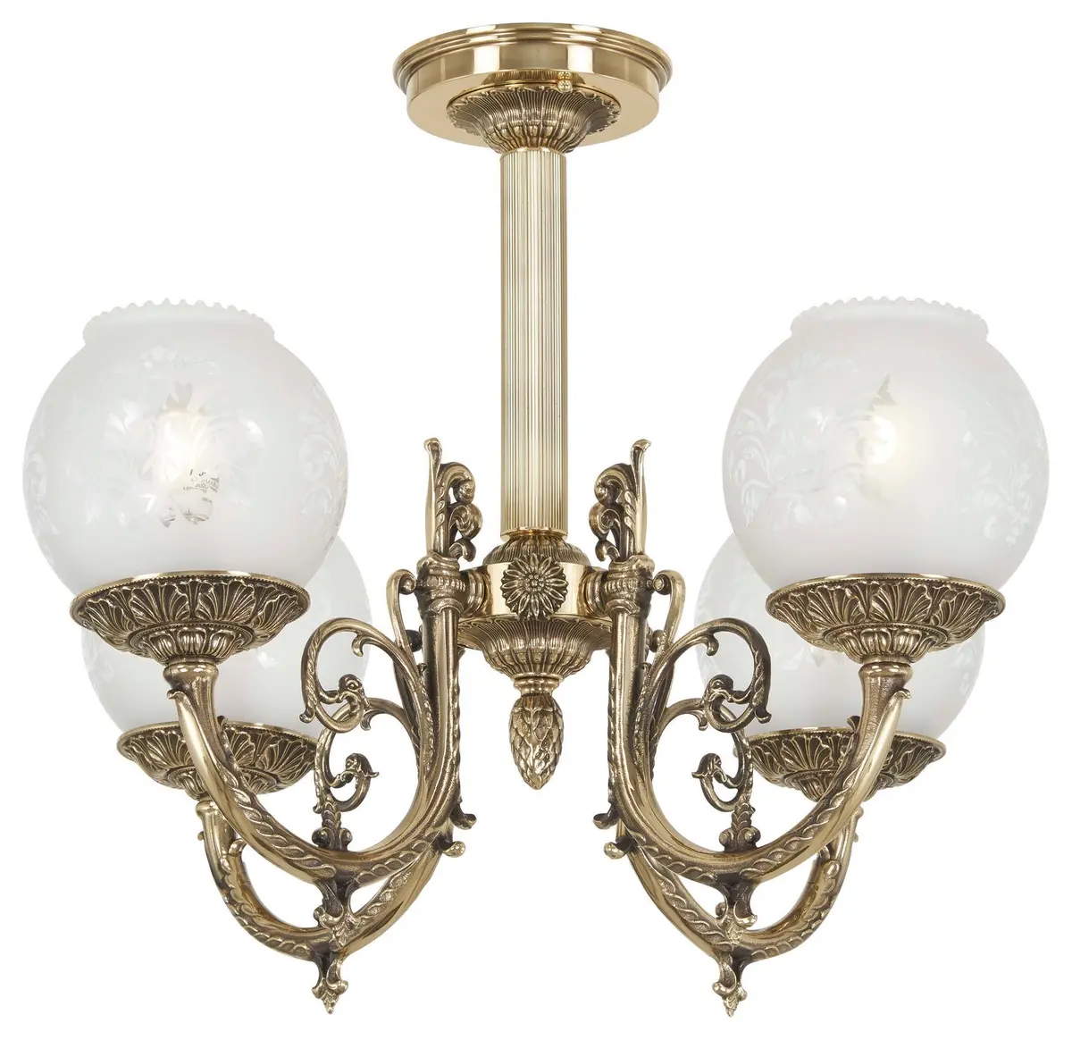 Metropolitan Four Light Semi Flush Mount 1