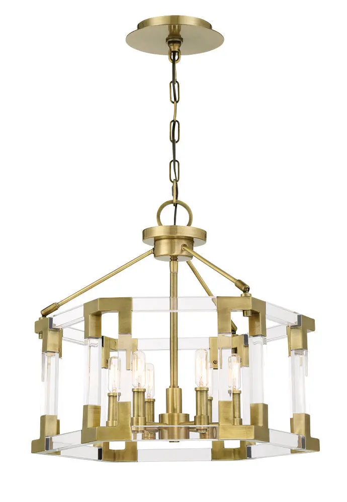 Metropolitan Six Light Convertible Semi Flush / Pendant 1