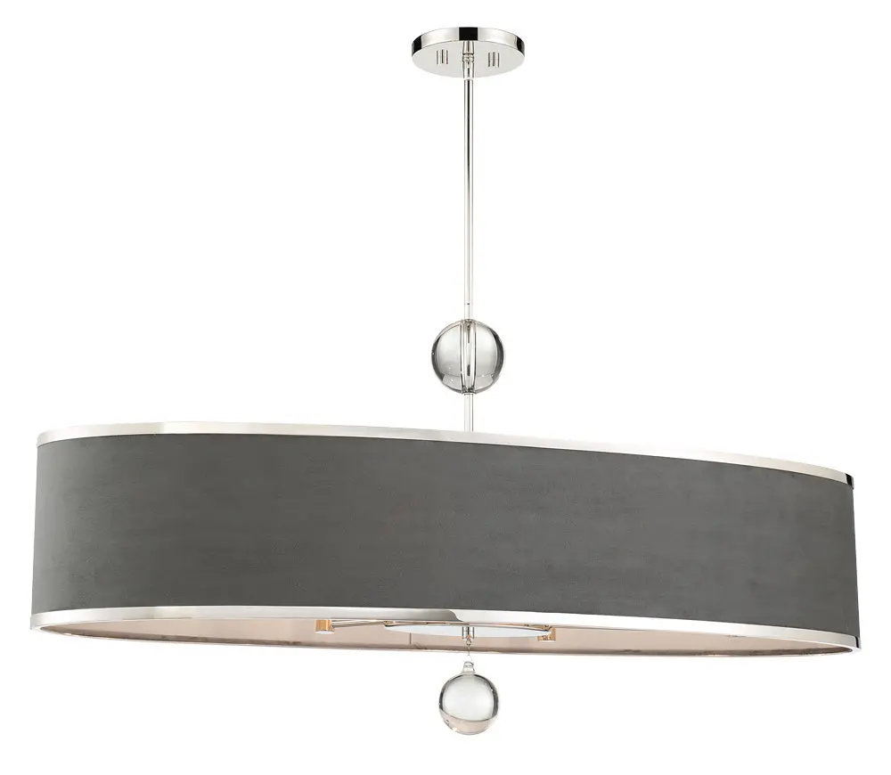 Metropolitan Six Light Island Pendant 1