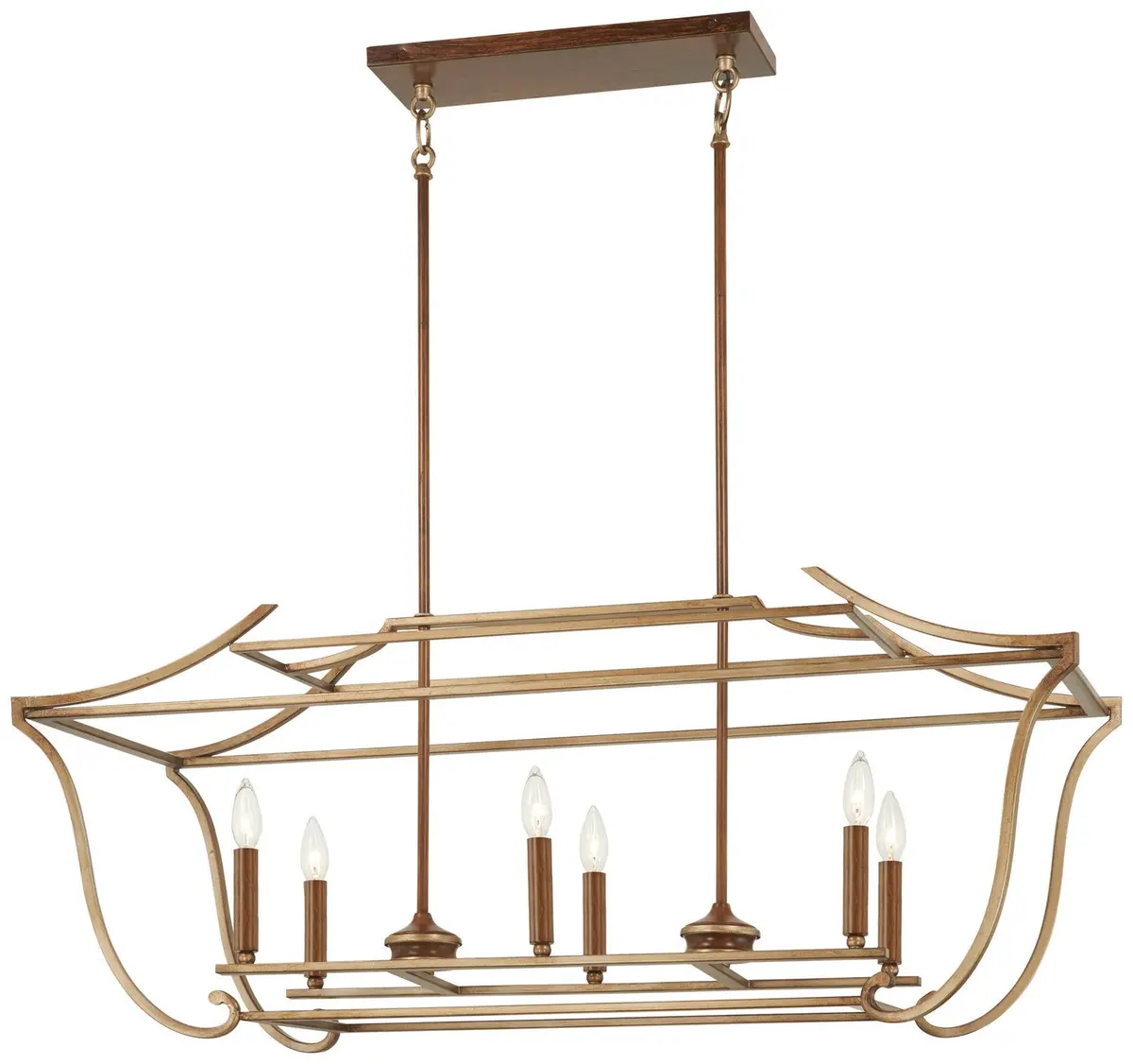 Metropolitan Six Light Island Pendant 1