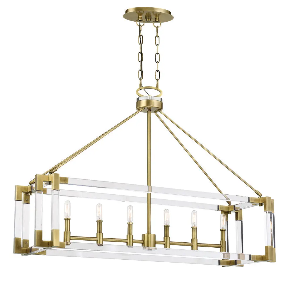 Metropolitan Six Light Island Pendant 1