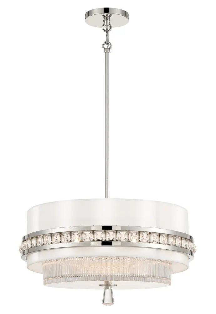 Metropolitan Three Light Convertible Semi Flush / Pendant 1