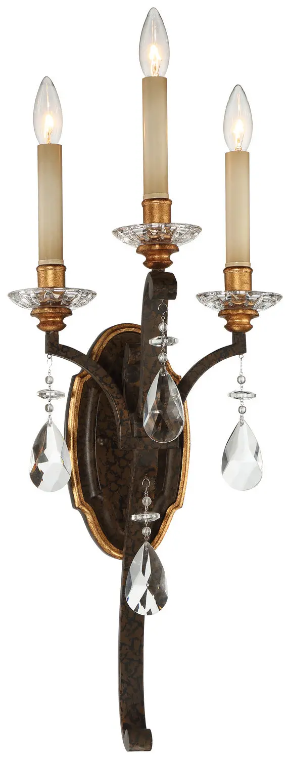 Metropolitan Three Light Wall Sconce 1