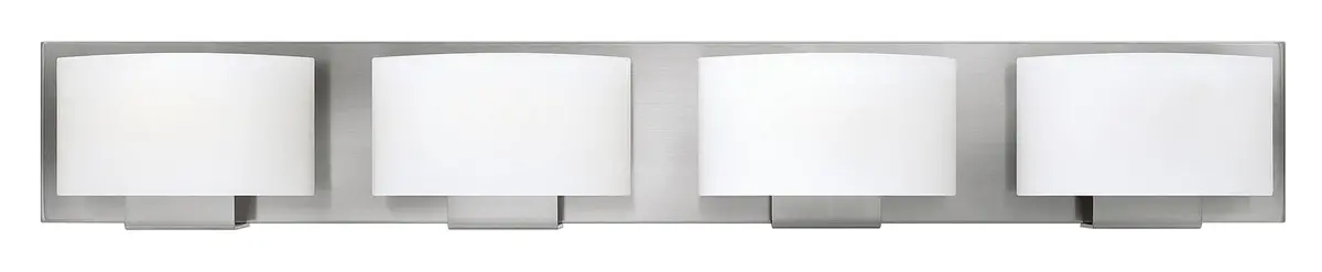 Mila Four Light Bath In Brushed Nickel 1