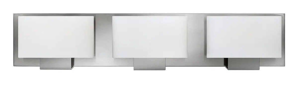 Mila Three Light Bath In Brushed Nickel 1