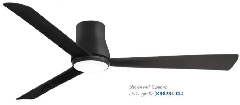 Minka Aire Simple Flush Dc Motor Indoor/Outdoor Ceiling Fan With 6 Speed Remote Control 1