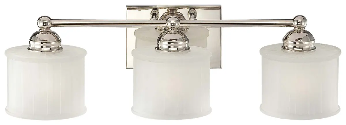 Minka Lavery 1730 Series Three Light Bath In Polished Nickel 1
