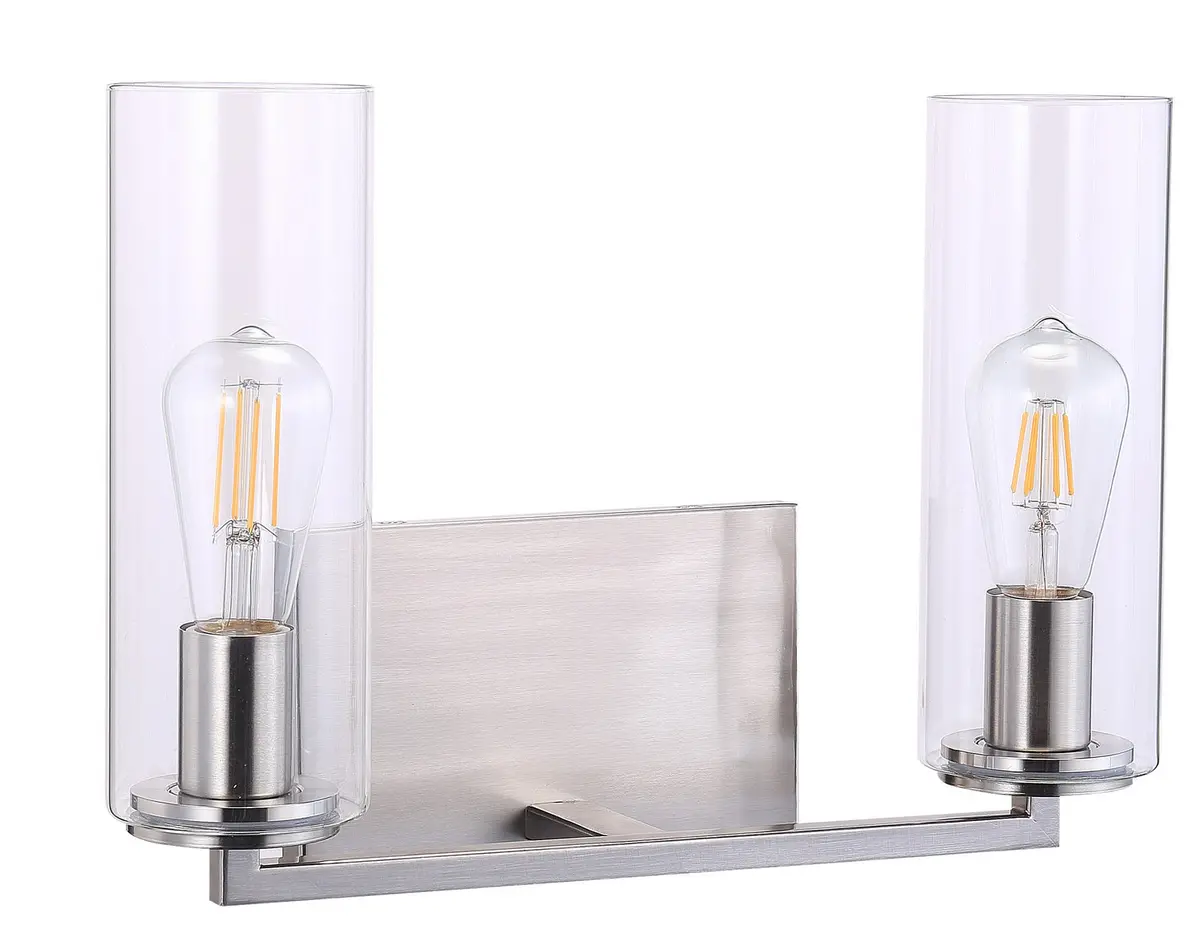 Minka Lavery Acacia Two Light Bath In Brushed Nickel 1