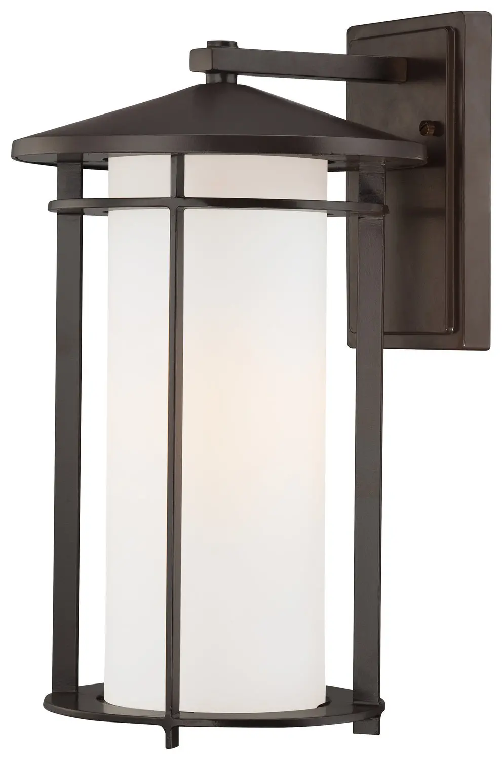 Minka Lavery Addison Park One Light Wall Mount In Dorian Bronze 1