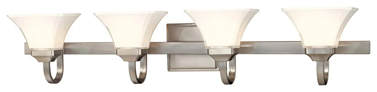 Minka Lavery Agilis Four Light Bath In Brushed Nickel 1