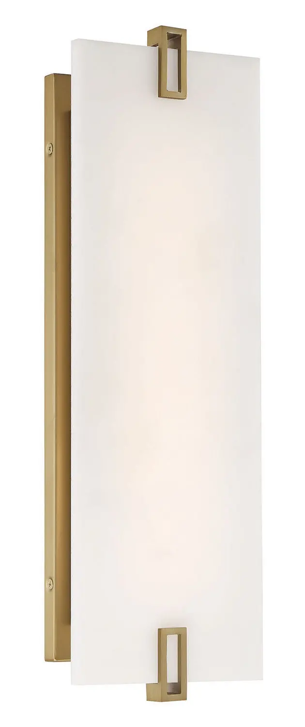 Minka Lavery Aizen Led Wall Sconce In Soft Brass 1