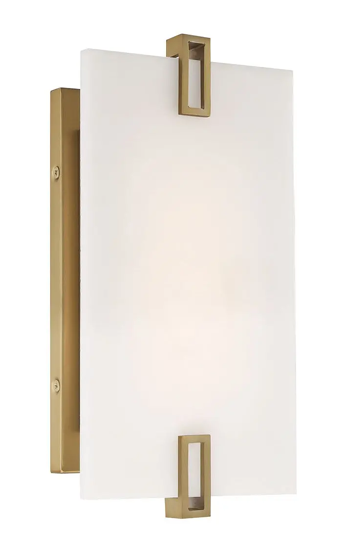 Minka Lavery Aizen Led Wall Sconce In Soft Brass 1