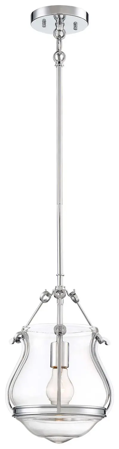 Minka Lavery Altrio One Light Pendant In Chrome 1