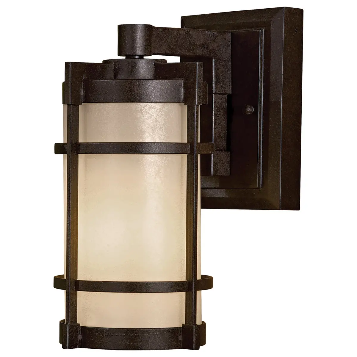 Minka Lavery Andrita Court One Light Outdoor Wall Mount In Textured French Bronze 1