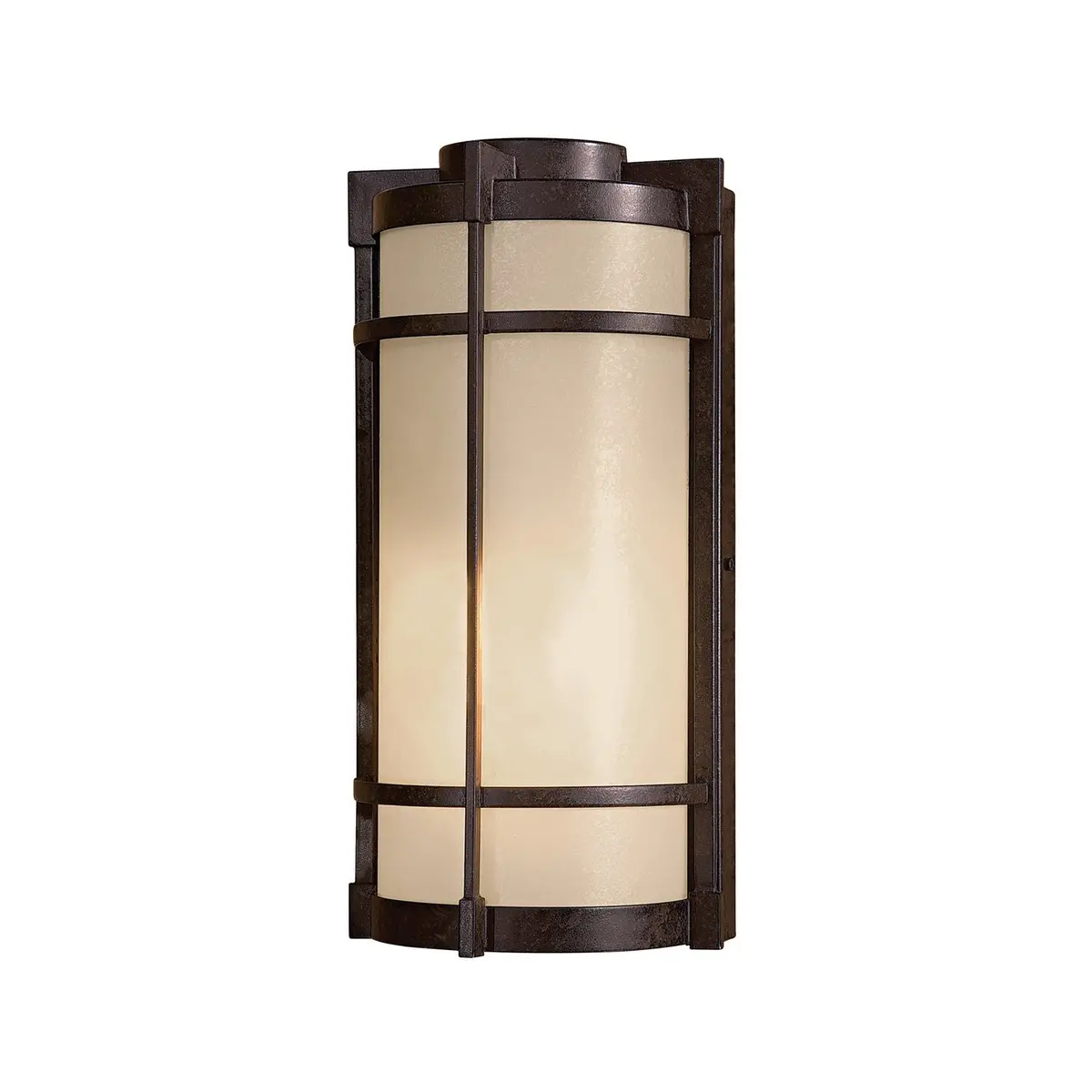 Minka Lavery Andrita Court One Light Outdoor Wall Mount In Textured French Bronze 1