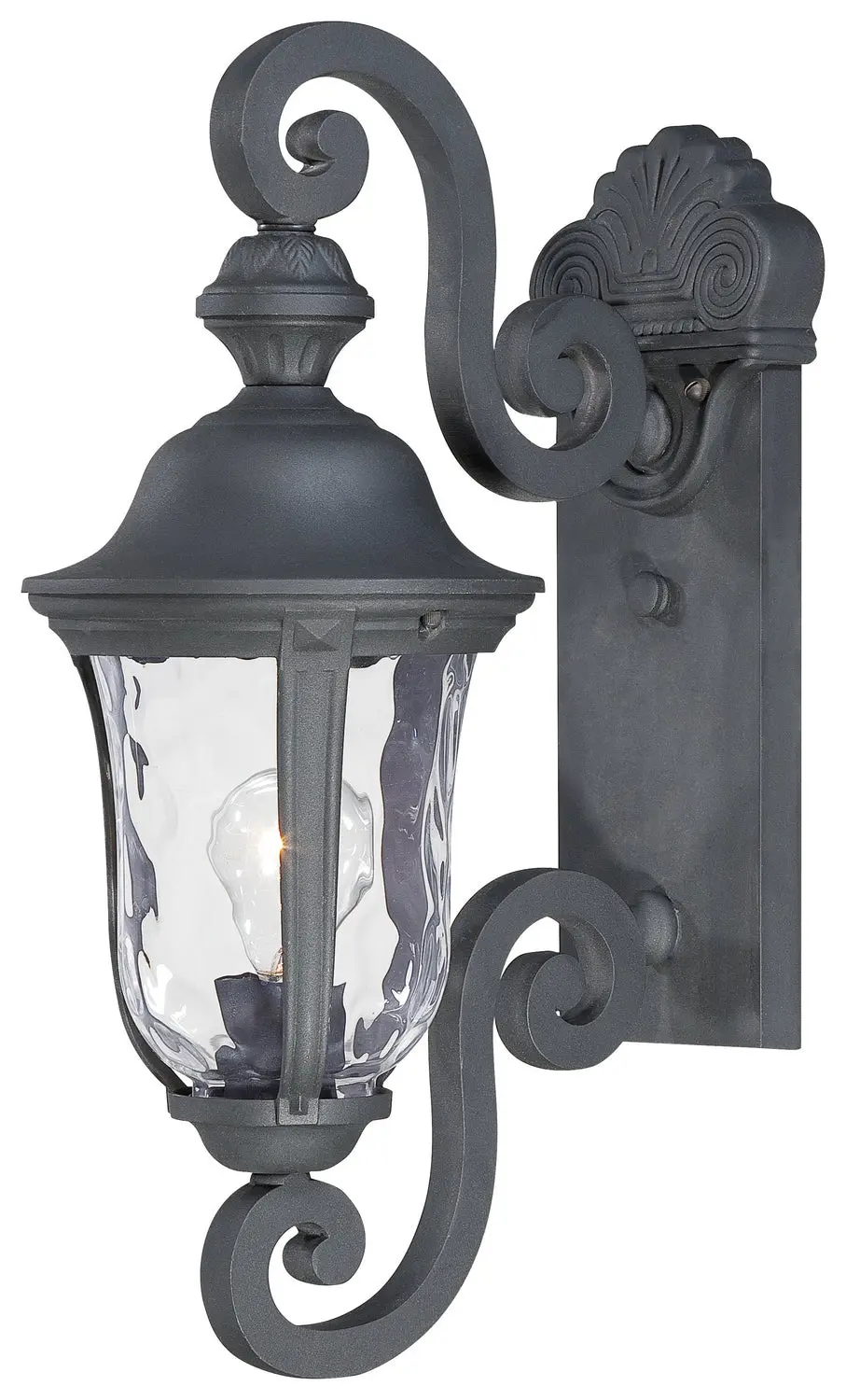 Minka Lavery Ardmore One Light Outdoor Wall Mount In Coal 1