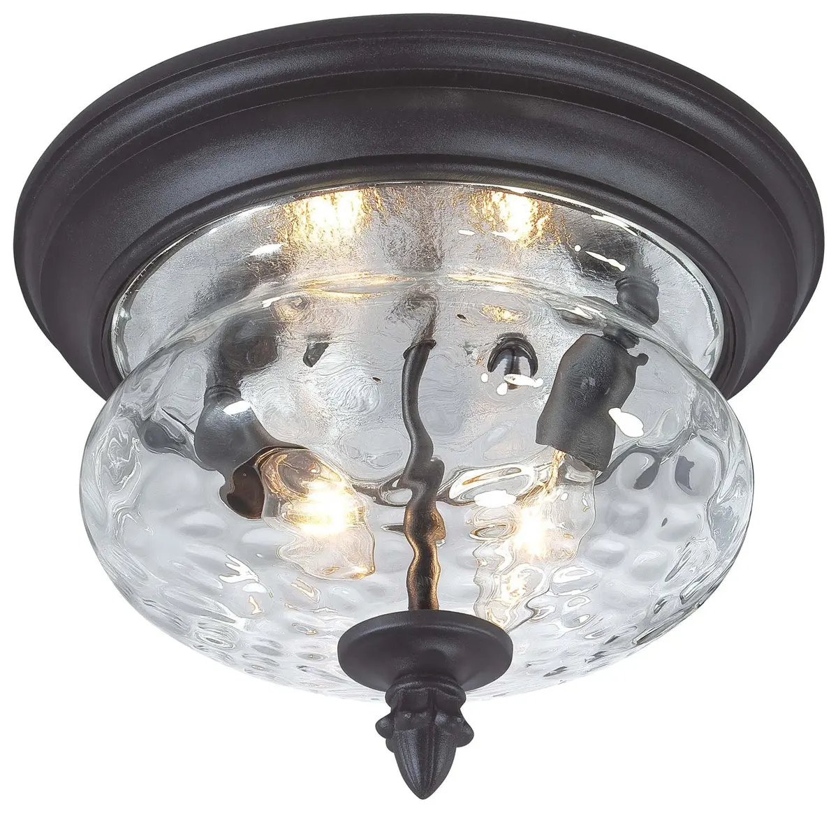 Minka Lavery Ardmore Two Light Flush Mount In Coal 1