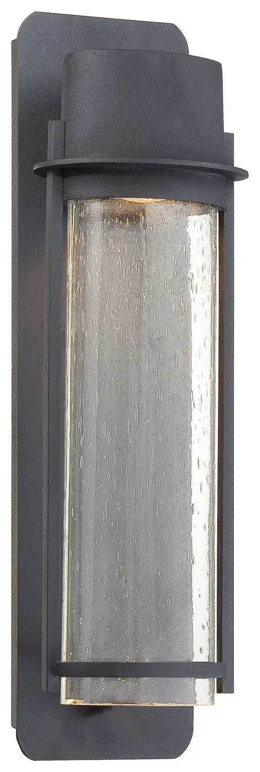 Minka Lavery Artisan Lane One Light Outdoor Wall Mount In Coal 1