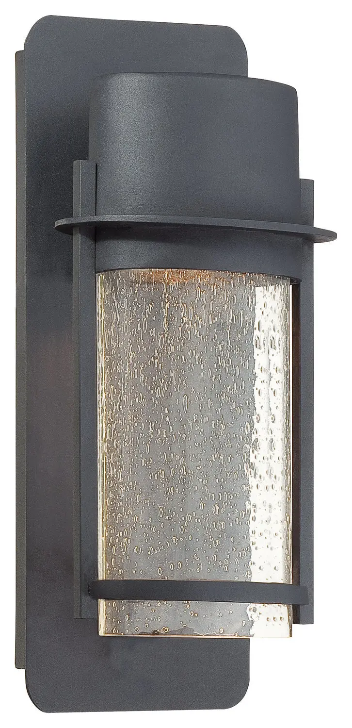 Minka Lavery Artisan Lane One Light Outdoor Wall Mount In Coal 1