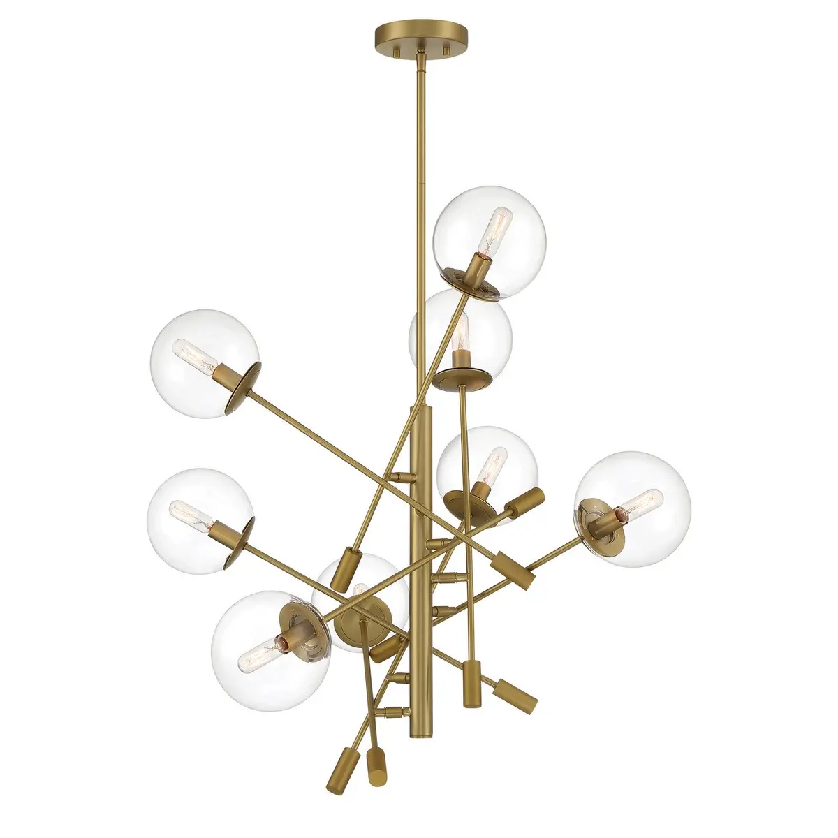 Minka Lavery Auresa Eight Light Pendant In Soft Brass 1