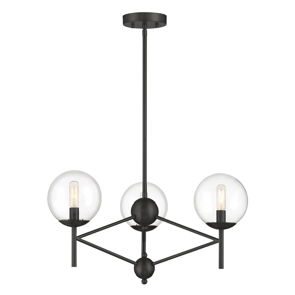 Minka Lavery Auresa Three Light Pendant In Coal 1