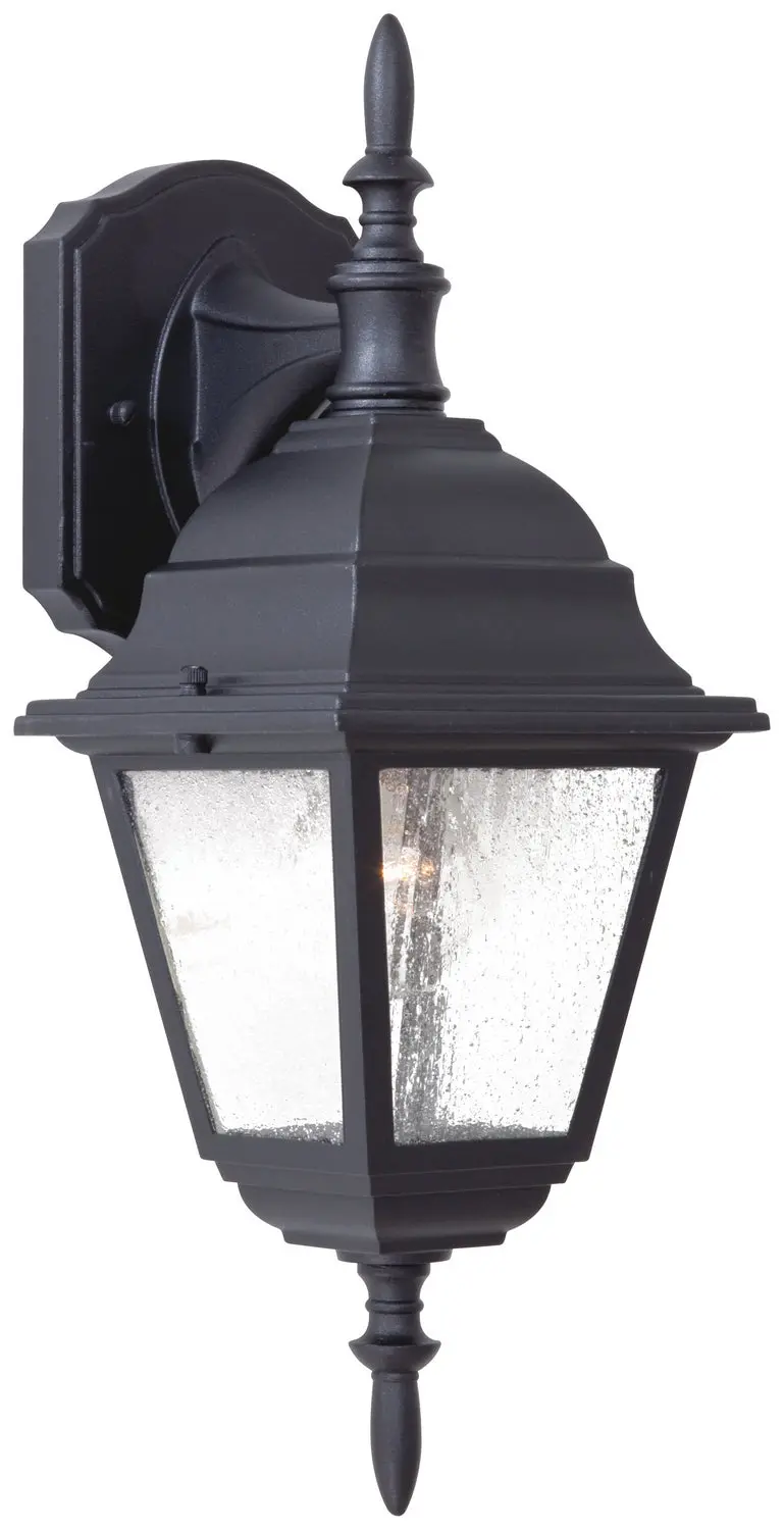 Minka Lavery Bay Hill One Light Wall Mount In Coal 1